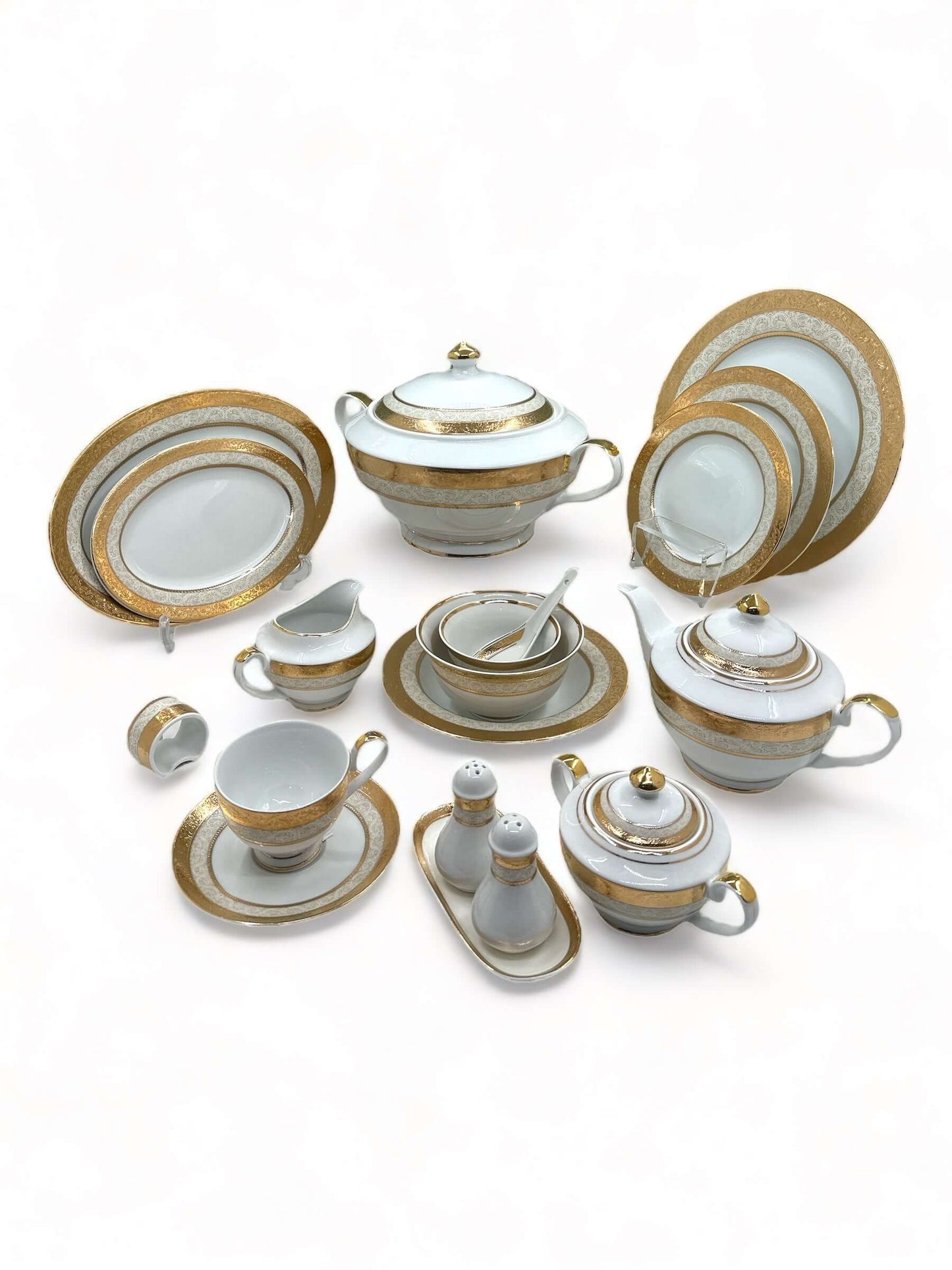 Decorative dinnerware set 151 PC - Mawaeen
