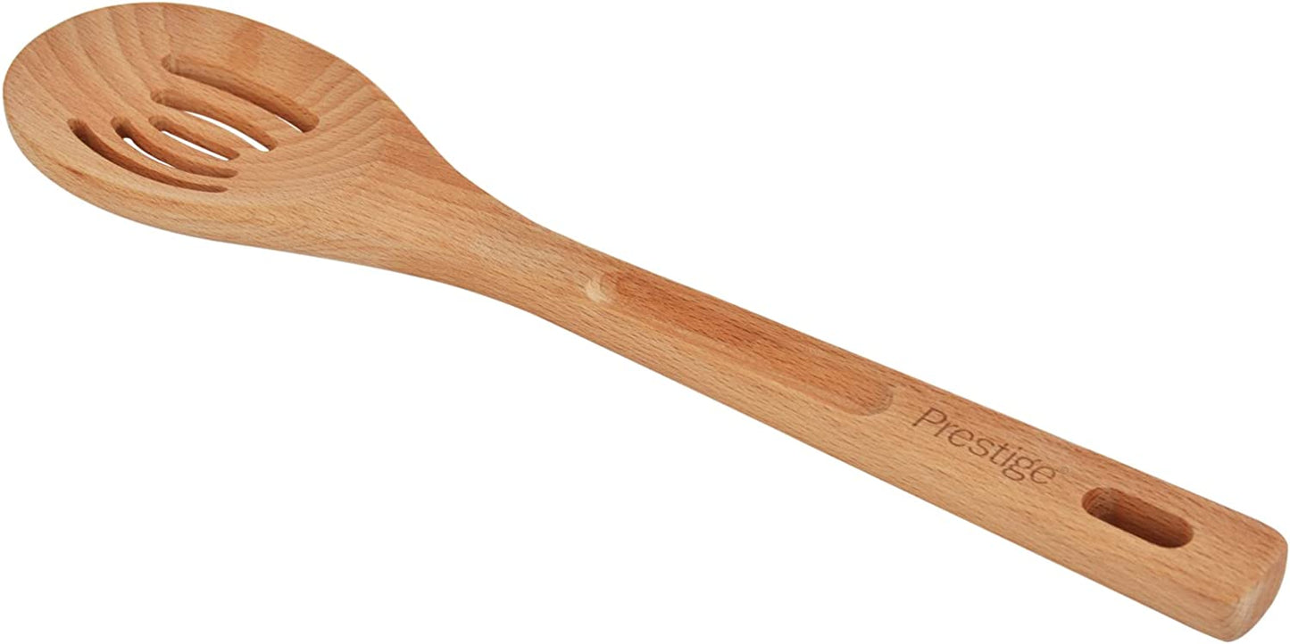Wooden slotted spoon. - Mawaeen