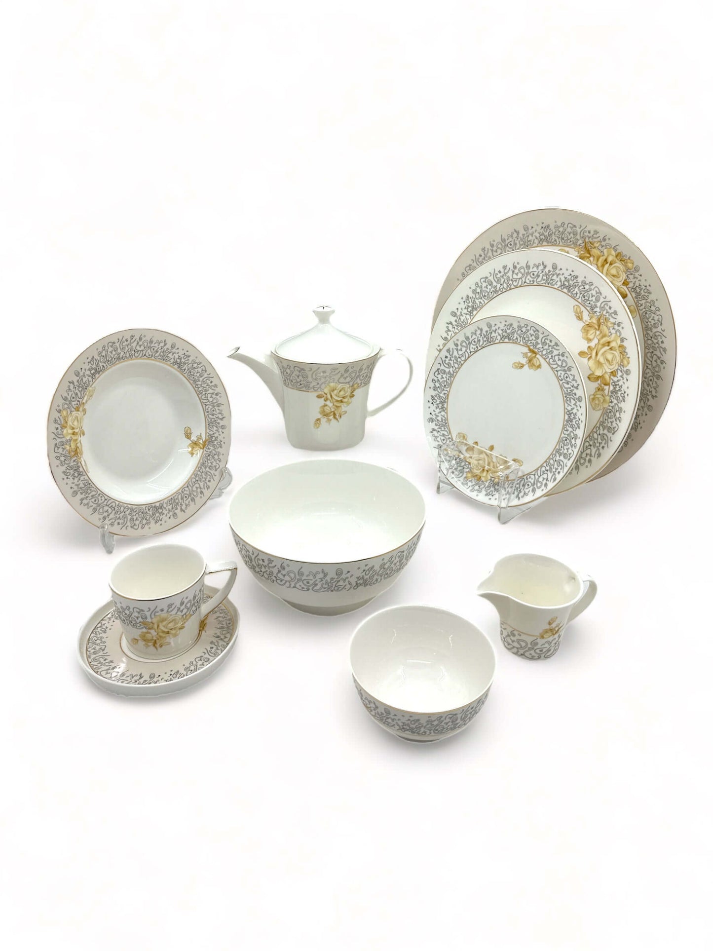 Decorative dinnerware set 47 PC - Mawaeen