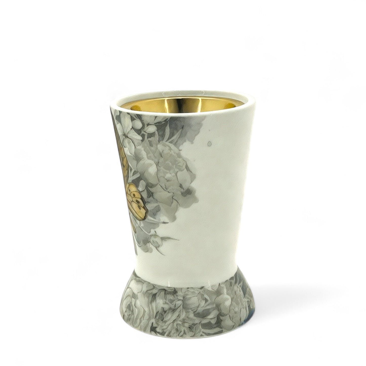 Elegant Butterfly-Design Incense Burner with Gold Interior - Mawaeen