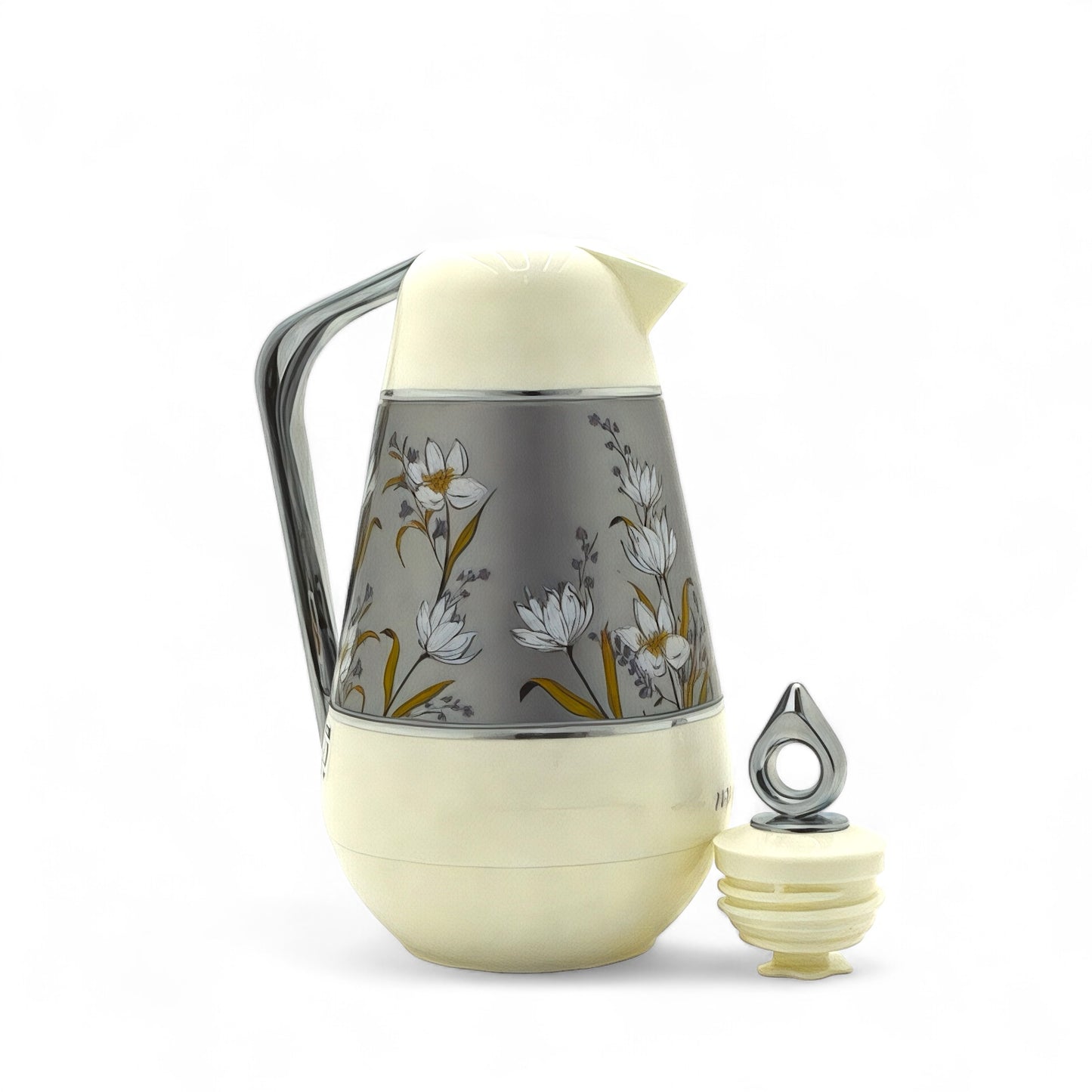 Elegant Floral Insulated Flask - Mawaeen