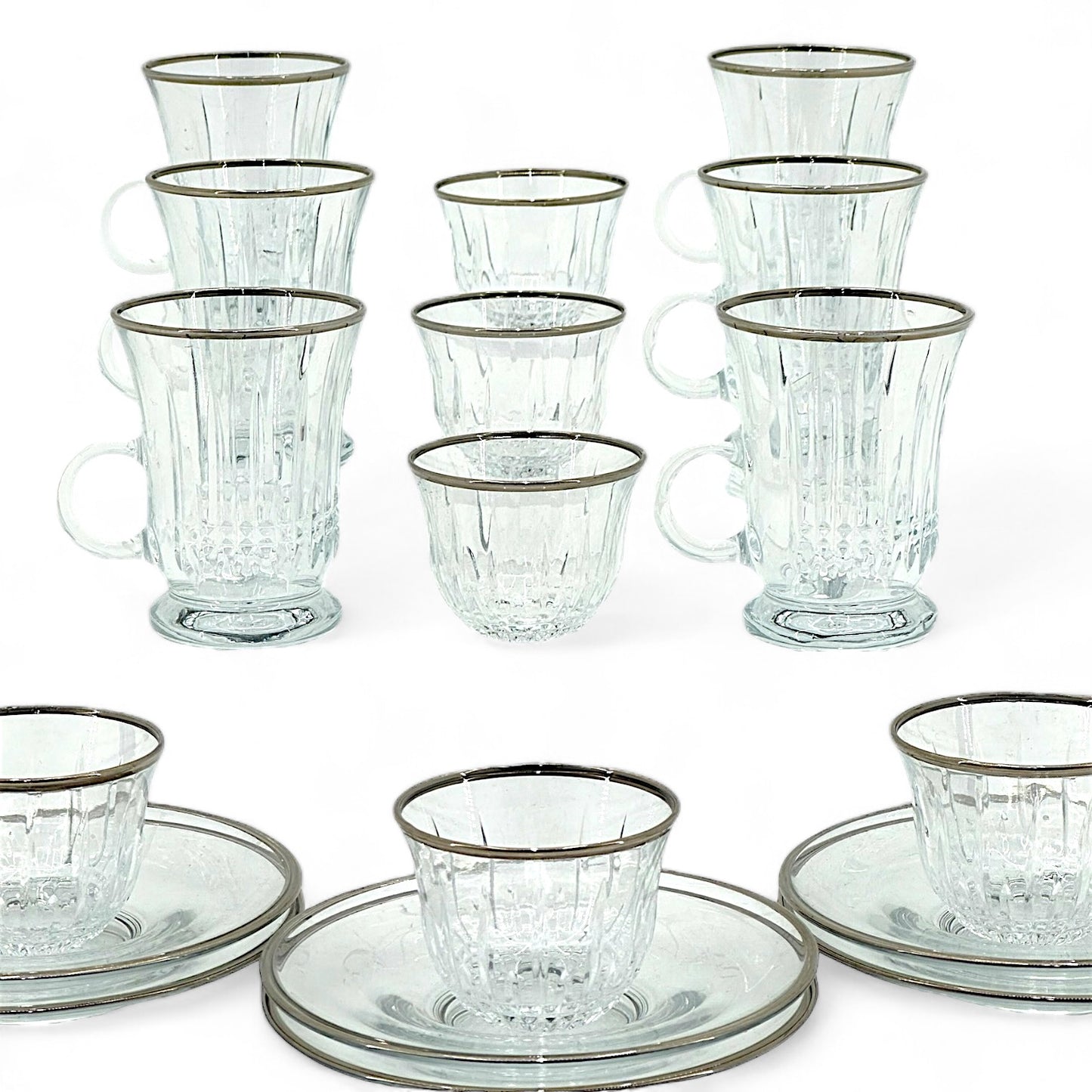 Vintage-Inspired Glass Tea Set