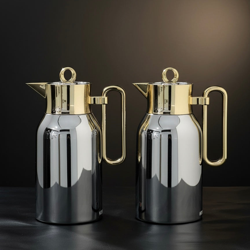 Regal Dallah Set S/Gold – 1L & 1L - Mawaeen