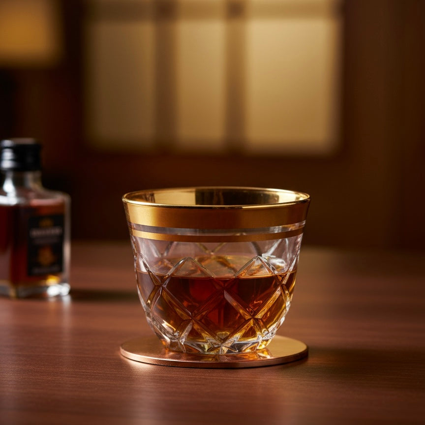 Cawa Arabic Coffee Cups Set Gold – 12 Pieces (80cc, Turkish Made)