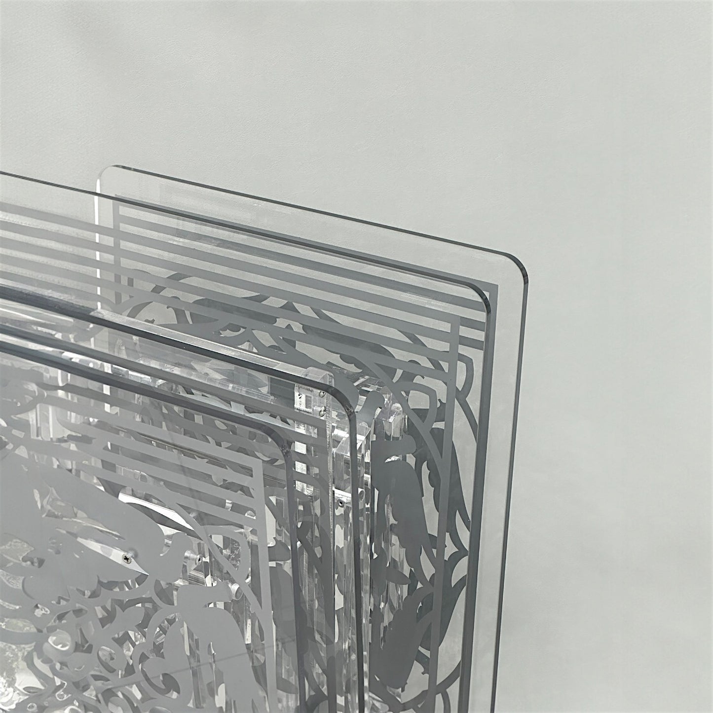Stylish 4-Piece Acrylic Table Set