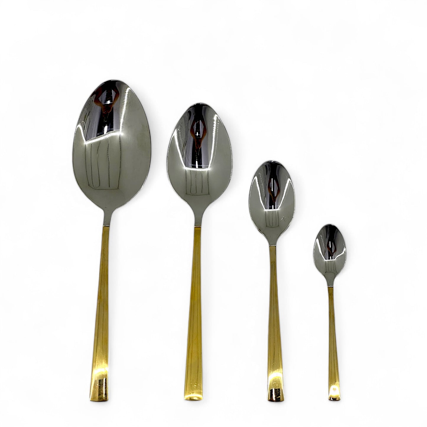 Elegant Gold-Accented Cutlery Set