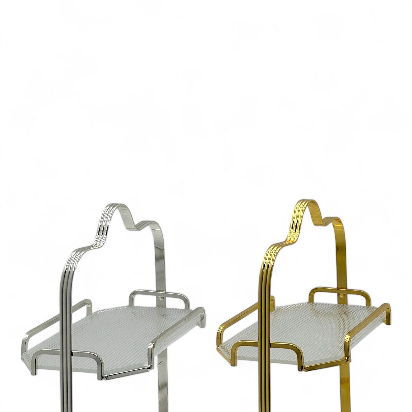 Luxurious 2-Tier Metal Cake Stand