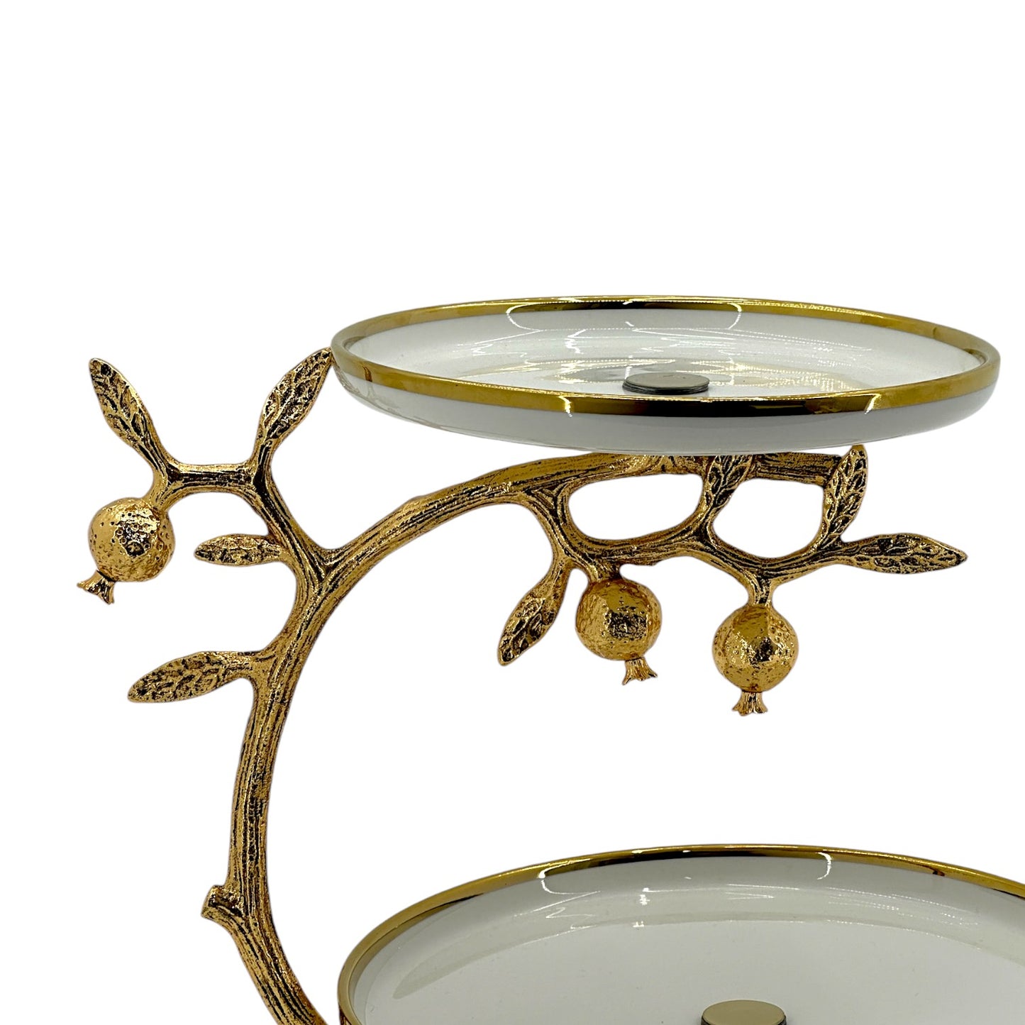 2-Tier Pomegranate-Themed Cake Stand