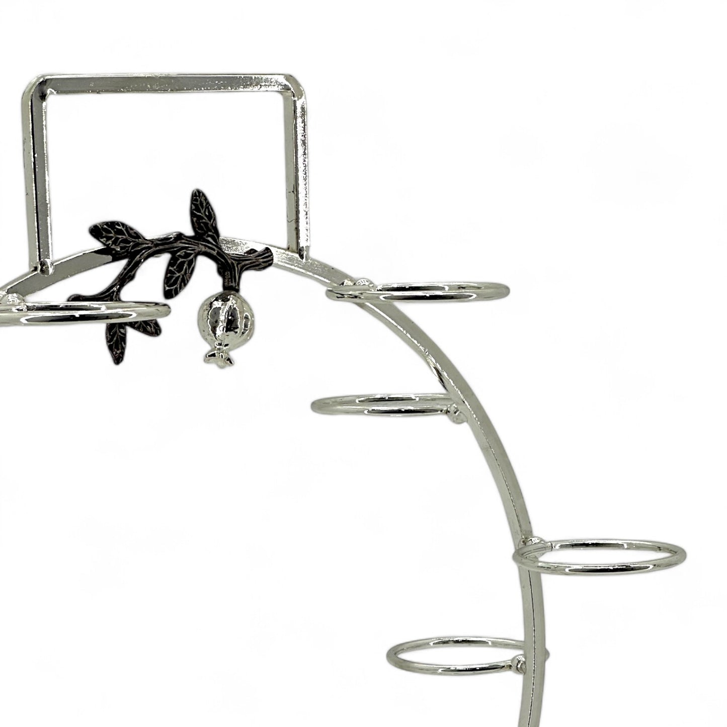 Silver-Plated Pomegranate Coffee Cup Carousel