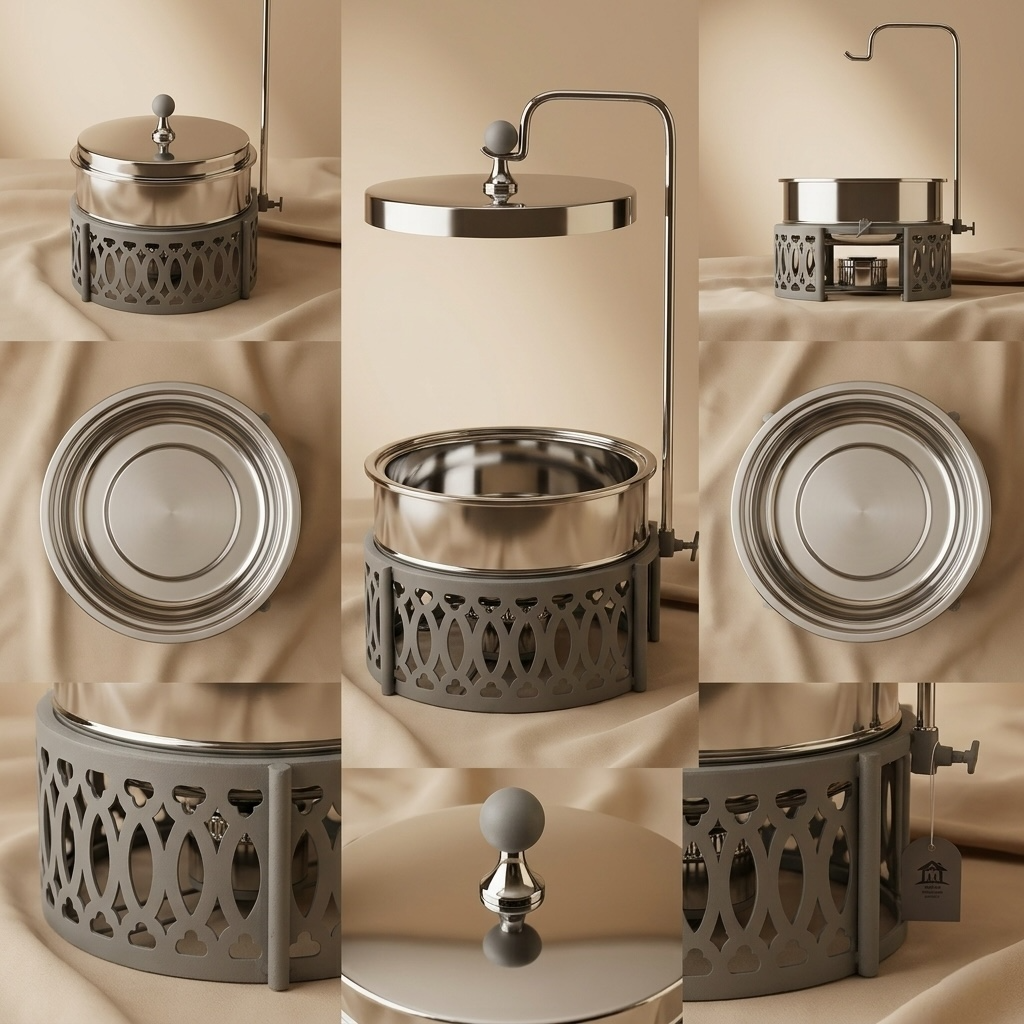 Modern Chafing Dish Serving Set 2.5L - Gray