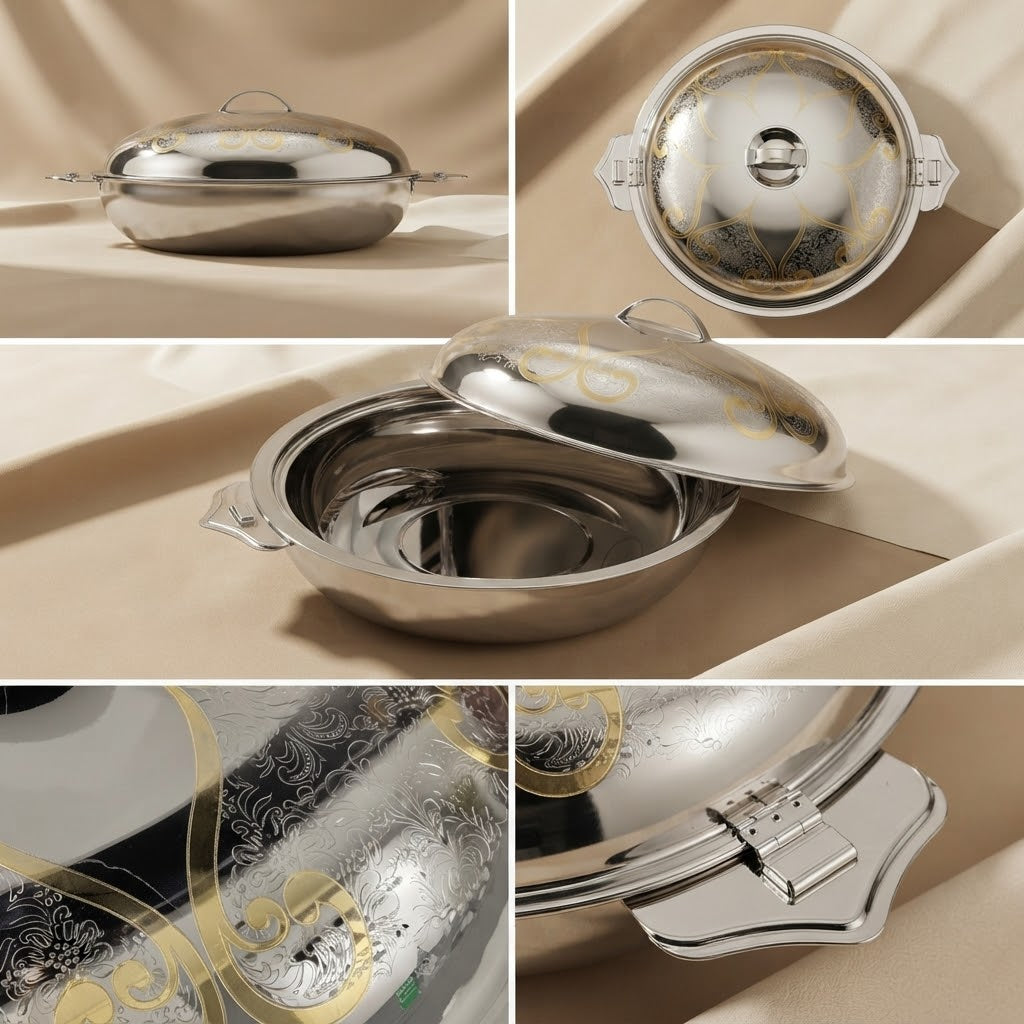Pradeep 18/10 Stainless Steel Hotpot – 36 cm