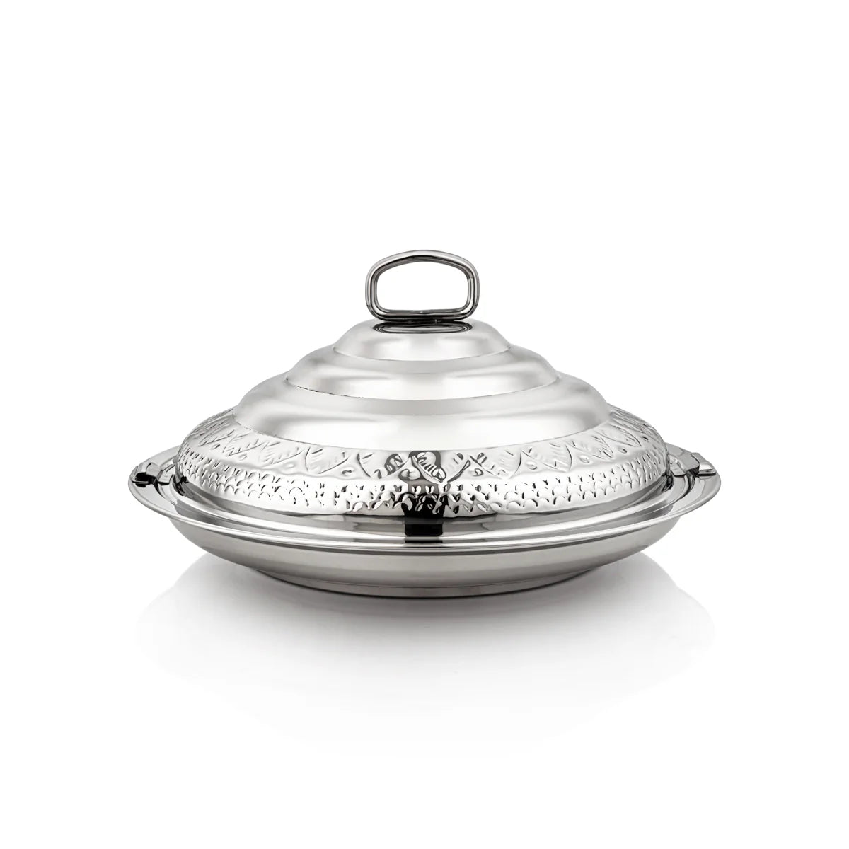 Abraj Collection Stainless Steel Hot Pot Silver - Mawaeen