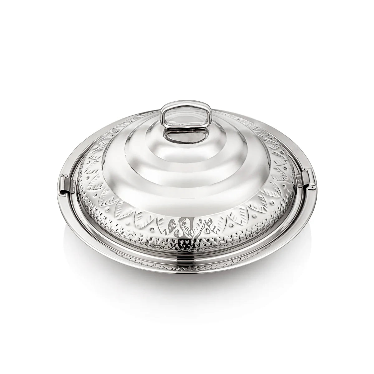 Abraj Collection Stainless Steel Hot Pot Silver - Mawaeen