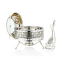 Chafing dish, silver. - Mawaeen