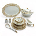 Decorative dinnerware set 45 PC - Mawaeen