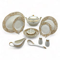 Decorative dinnerware set 45 PC - Mawaeen