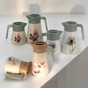 Floral Flask Set with Vacuum Insulation