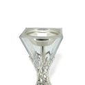 Sleek Silver and Glass Incense Burners Set - Mawaeen