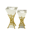 Elegant Gold and Silver Incense Burners Set - Mawaeen