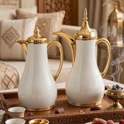 طقم قوارير من الذهب الأبيض nadt-whg