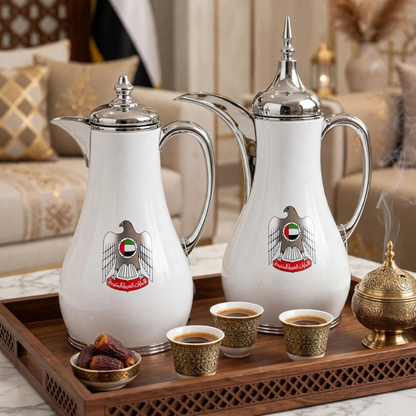 طقم قوارير بشعار الإمارات العربية المتحدة nadt-ae-whs