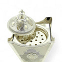 Opulent silver-Trimmed Incense Burner - Mawaeen