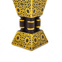 Stylish Brown and Yellow Incense Burner - Mawaeen