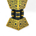 Bold Black and Yellow Incense Burner - Mawaeen