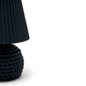 Chic black Rope-Inspired Incense Burner - Mawaeen