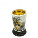Artistic Horse-Design Incense Burner with Gold Accents - Mawaeen