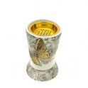 Elegant Butterfly-Design Incense Burner with Gold Interior - Mawaeen