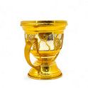 Radiant Gold Leaf Incense Burner - Mawaeen