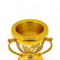 Radiant Gold Leaf Incense Burner - Mawaeen