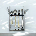 26-Piece Gold-Plated Stainless-Steel Cutlery Set with Caddy