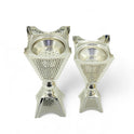 Elegant Silver Floral Burner - Mawaeen