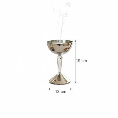 Contemporary Silver Incense Burner