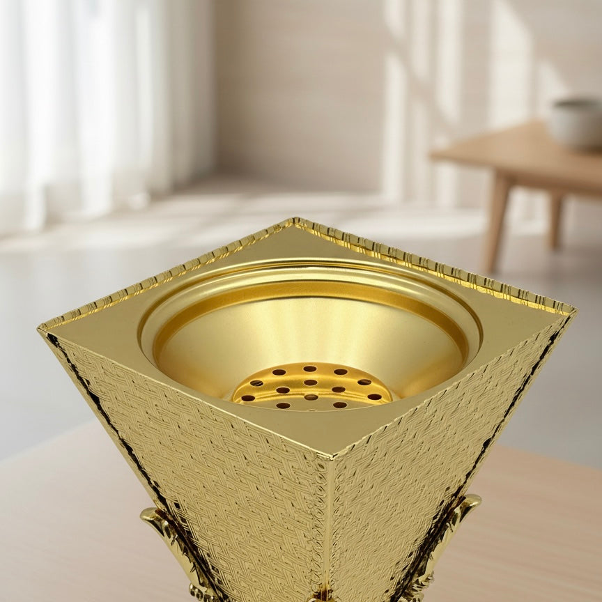 Golden Small Incense Burner – (S)
