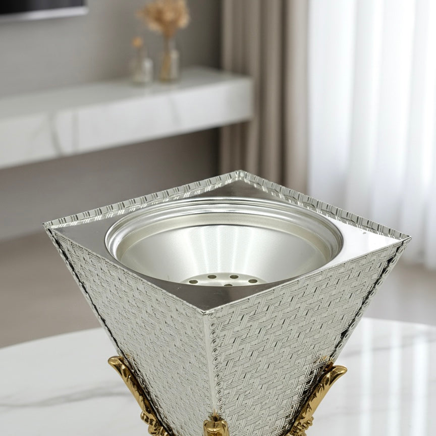 Silver & Gold Small Incense Burner – (S)