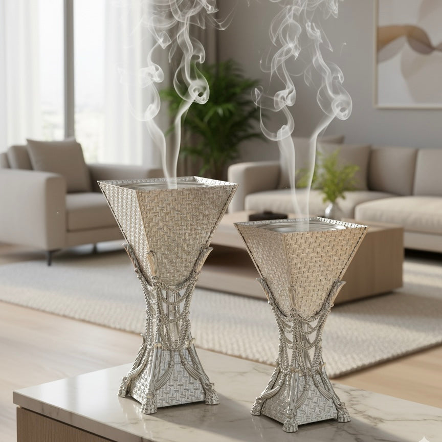 Silver Medium Incense Burner – (M)