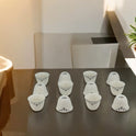 12-Piece Elegant Cawa Cup Set for Serving Arabic Coffee