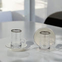 6-Piece Elegant Estikan Cup Set for Serving Tea