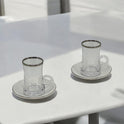 6-Piece Elegant Estikan Cup Set for Serving Tea