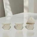 12-Piece Elegant Floral Cawa Cup Set for Serving Arabic Coffee