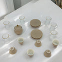 20-Piece Elegant Arabic Coffee & Tea Serving Set with Gold Accents