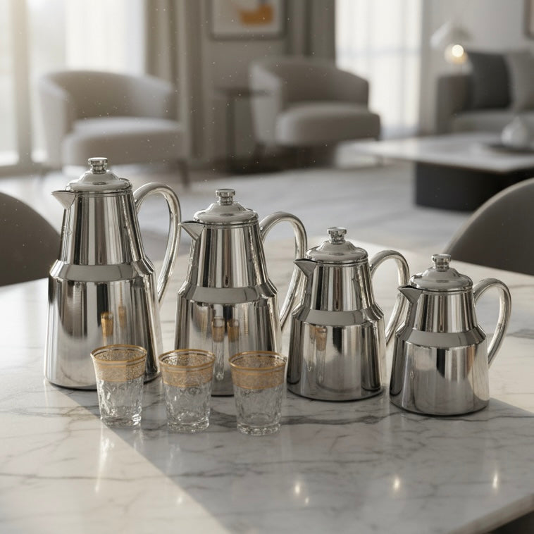 Pilsco Premium Thermal Flask – (Silver, 0.35L)