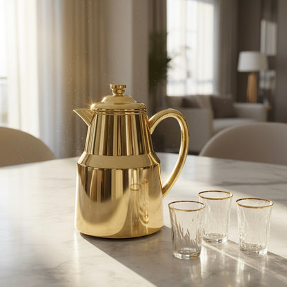 Pilsco Premium Thermal Flask – (Gold, 0.65L)