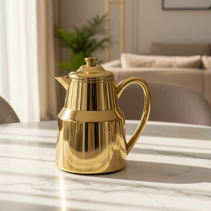 Pilsco Premium Thermal Flask – (Gold, 0.35L)