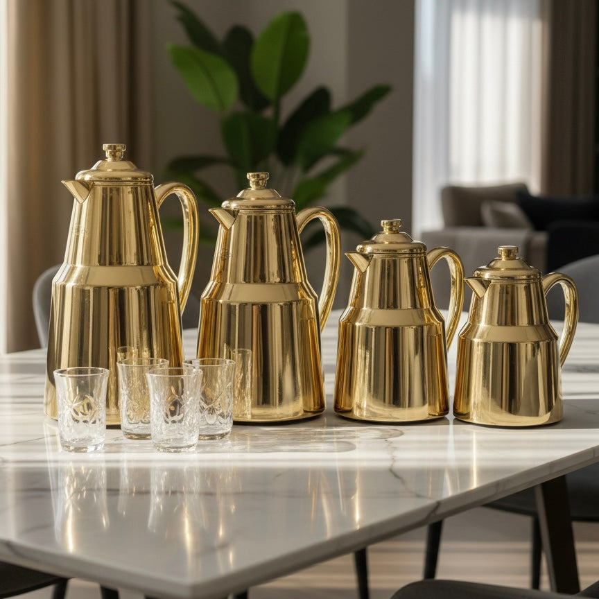 Pilsco Premium Thermal Flask – (Gold, 1.0L)