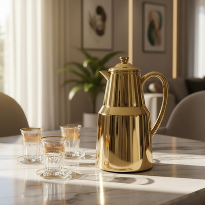 Pilsco Premium Thermal Flask – (Gold, 1.3L)