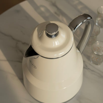 Pilsco Premium Thermal Flask – (Ivory & Silver, 1.0L)